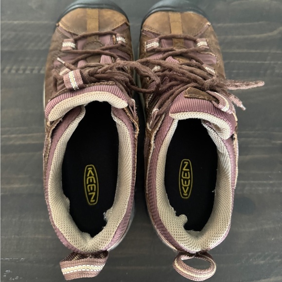 Keen Targhee II Low Waterproof Hiking Shoes Women’s 8.5 Brindle/Nostalgia Rose - Picture 7 of 9